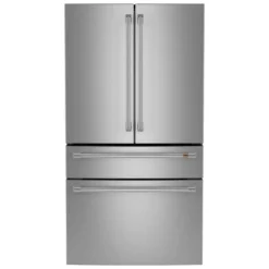 CAFE 23,2 Cu Ft 36 In Refrigerator Stainless Steel Bottom Freezer, French door - CJE23DP2WS1