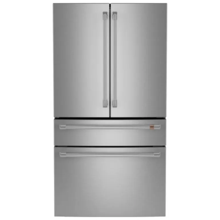 CAFE 23,2 Cu Ft 36 In Refrigerator Stainless Steel Bottom Freezer, French door - CJE23DP2WS1