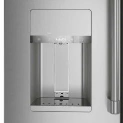CAFE 27.8 Cu Ft 36 In Refrigerator Stainless Steel Bottom Freezer, French door - CVE28DP2NS1