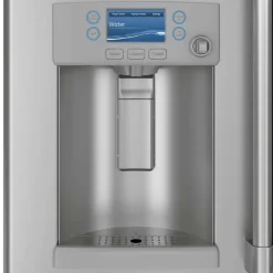 CAFE 22.2 Cu Ft 36 In Refrigerator Stainless Steel Bottom Freezer, French door - CYE22TP2MS1