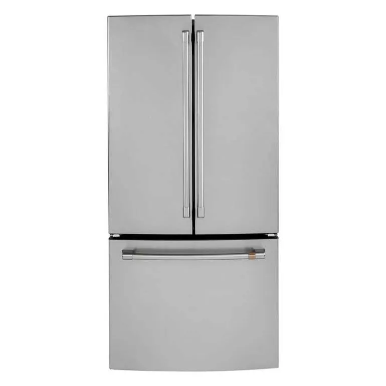 CAFE 18.6 Cu Ft 33 In Refrigerator Stainless Steel Bottom Freezer, French door - CWE19SP2NS1