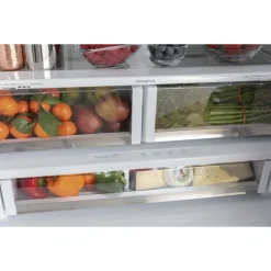 CAFE 23.1 Cu Ft 36 In Refrigerator Black Bottom Freezer, French door - CWE23SP3MD1