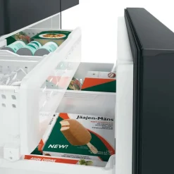 CAFE 23.1 Cu Ft 36 In Refrigerator Black Bottom Freezer, French door - CWE23SP3MD1