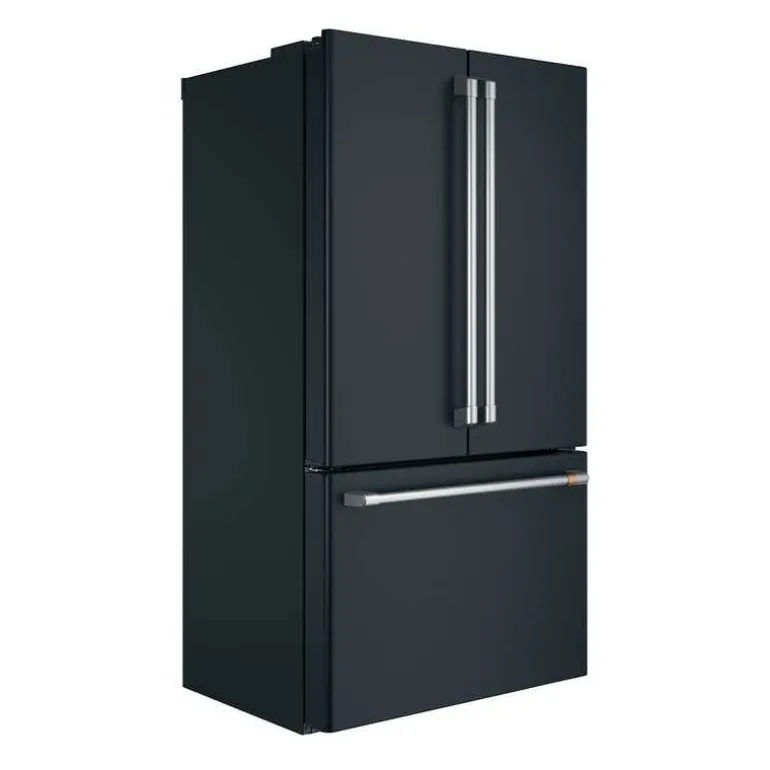 CAFE 23.1 Cu Ft 36 In Refrigerator Black Bottom Freezer, French door - CWE23SP3MD1