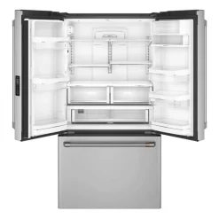 CAFE 23.1 Cu Ft 36 In Refrigerator Stainless Steel Bottom Freezer, French door - CWE23SP2MS1