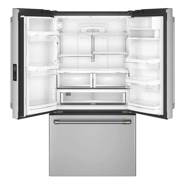 CAFE 23.1 Cu Ft 36 In Refrigerator Stainless Steel Bottom Freezer, French door - CWE23SP2MS1
