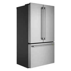 CAFE 23.1 Cu Ft 36 In Refrigerator Stainless Steel Bottom Freezer, French door - CWE23SP2MS1