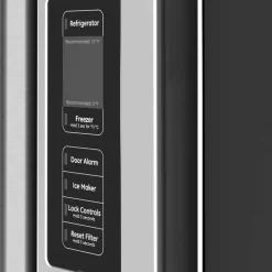 CAFE 23.1 Cu Ft 36 In Refrigerator Stainless Steel Bottom Freezer, French door - CWE23SP2MS1