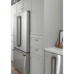 CAFE 23.1 Cu Ft 36 In Refrigerator Stainless Steel Bottom Freezer, French door - CWE23SP2MS1