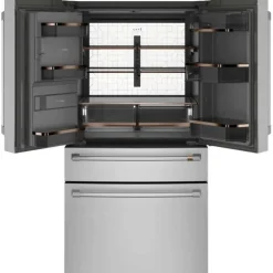 CAFE 22,3 Cu Ft 36 In Refrigerator Stainless Steel Bottom Freezer, French door - CXE22DP2PS1