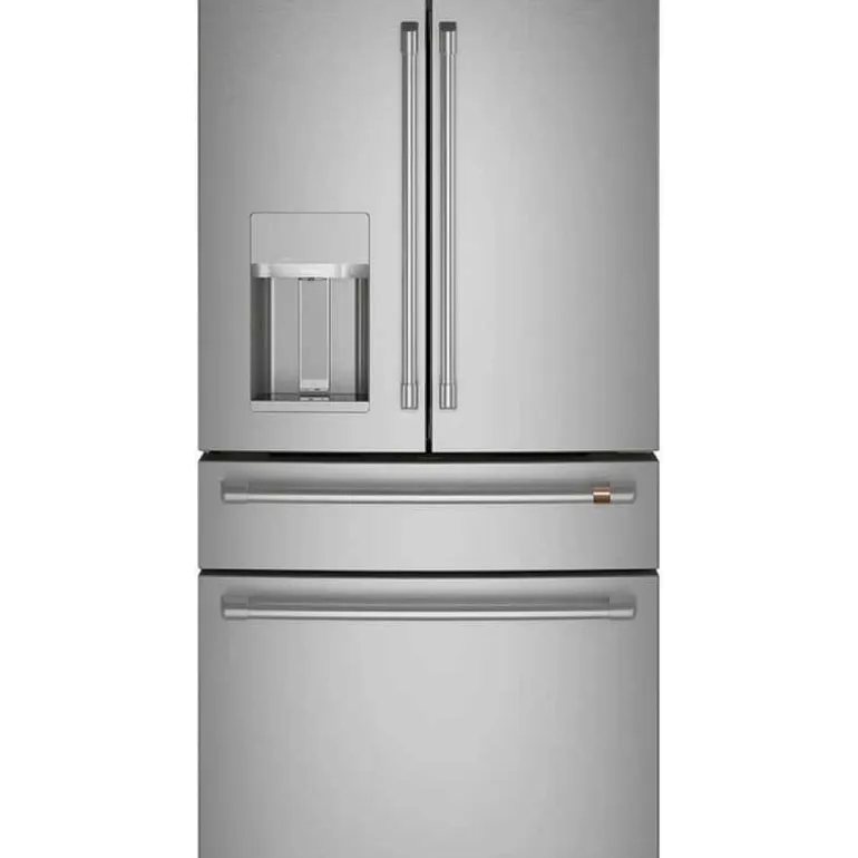 CAFE 22,3 Cu Ft 36 In Refrigerator Stainless Steel Bottom Freezer, French door - CXE22DP2PS1