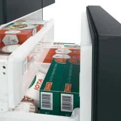 CAFE 22.2 Cu Ft 36 In Refrigerator Black Bottom Freezer, French door - CYE22TP3MD1