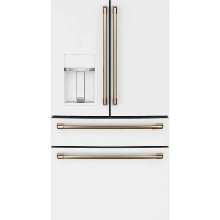 CAFE 22,3 Cu Ft 36 In Refrigerator Stainless Steel Bottom Freezer, French door - CXE22DP4PW2