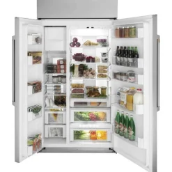 CAFE 29,6 Cu Ft 48 In Refrigerator Stainless Steel Side by side - CSB48WP2NS1