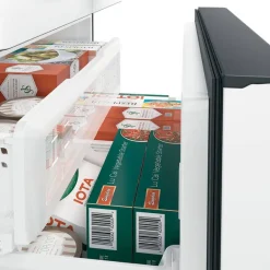 CAFE 22.2 Cu Ft 36 In Refrigerator White Bottom Freezer, French door - CYE22TP4MW2