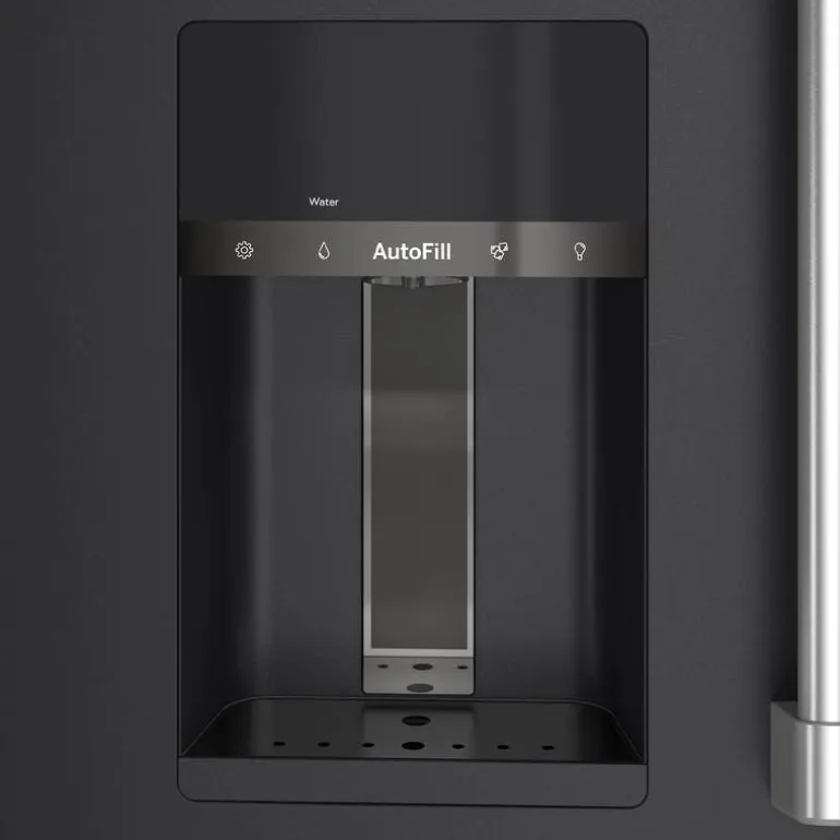 CAFE 36 In 22,3 Cu Ft Refrigerator black Bottom Freezer, French door - CXE22DP3PD1