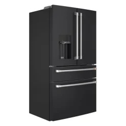 CAFE 36 In 22,3 Cu Ft Refrigerator black Bottom Freezer, French door - CXE22DP3PD1