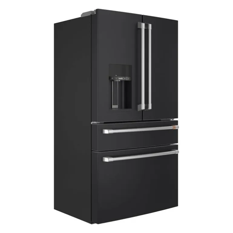 CAFE 36 In 22,3 Cu Ft Refrigerator black Bottom Freezer, French door - CXE22DP3PD1