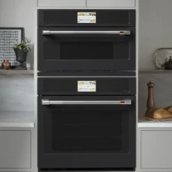 CAFE Built-In Wall Oven Black 30" - CSB913P3VD1