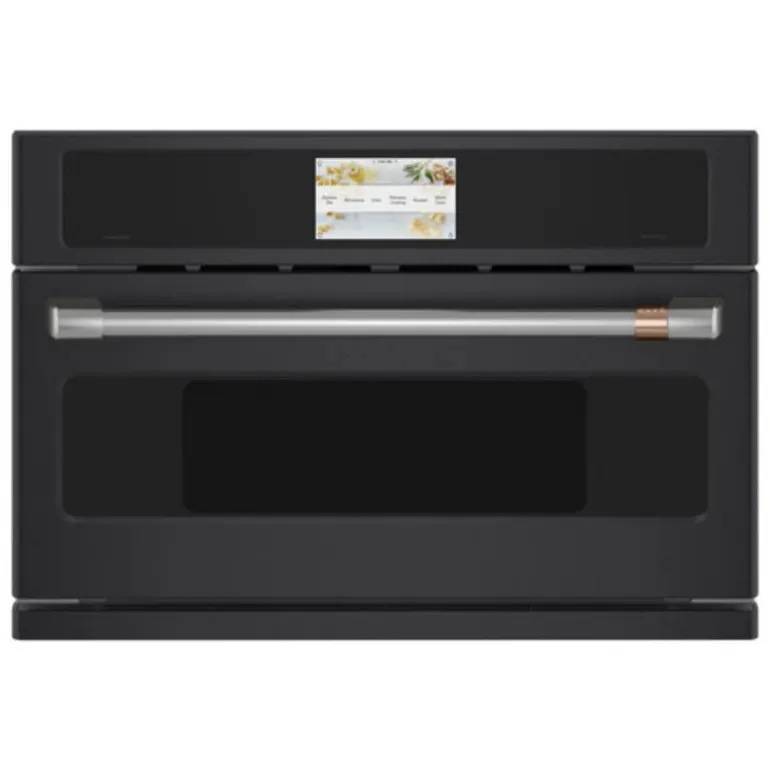 CAFE Built-In Wall Oven Black 30" - CSB913P3VD1