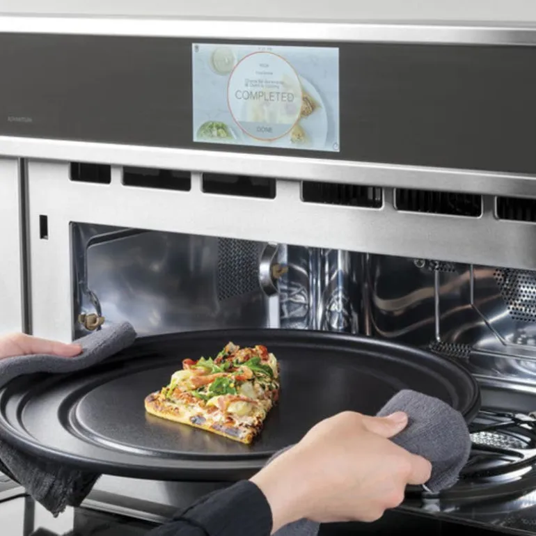 CAFE Built-In Wall Oven Black 30" - CSB913P3VD1