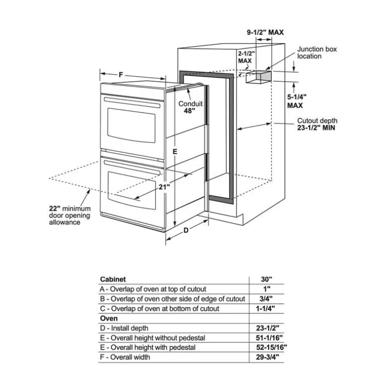 CAFE Built-In Wall Oven Stainless Steel 30" Electric - CTD90DP2NS1