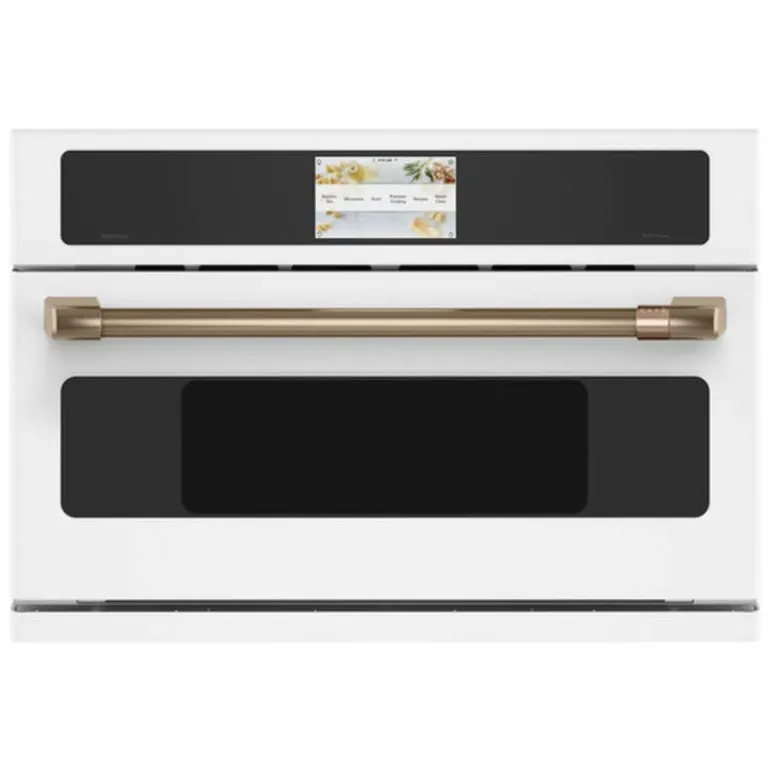 CAFE Built-In Wall Oven White 30" - CSB913P4VW2