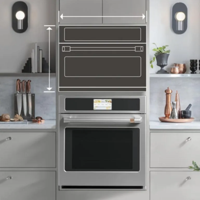 CAFE Built-In Wall Oven White 30" - CSB913P4VW2