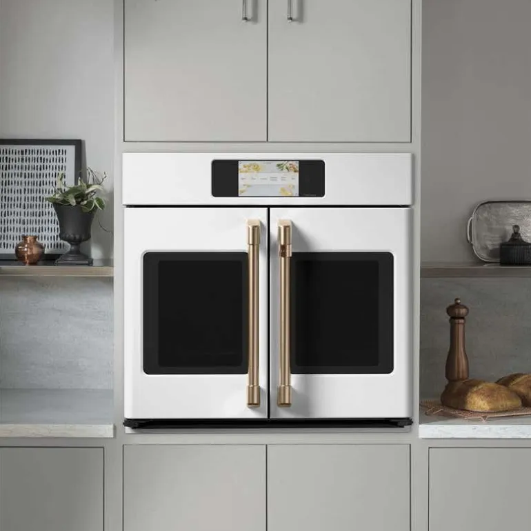 CAFE Built-In Wall Oven White 30" Electric - CTS90FP4NW2