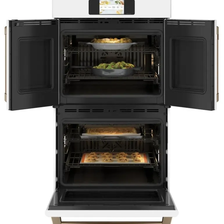 CAFE Built-In Wall Oven White 30" Electric - CTD90FP4NW2