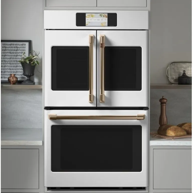 CAFE Built-In Wall Oven White 30" Electric - CTD90FP4NW2