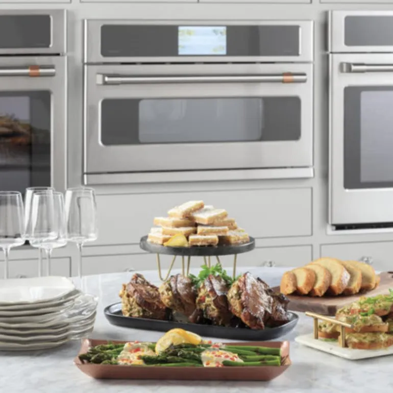 CAFE Built-In Wall Oven wuth Custom Speed Cook Stainless Steel 30" - CSB913P2VS1