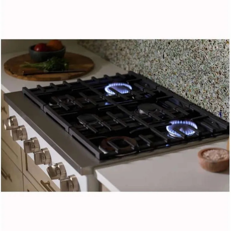 CAFE Cooktop Gas Stainless Steel 36" Stainless Steel - CGU366P2TS1