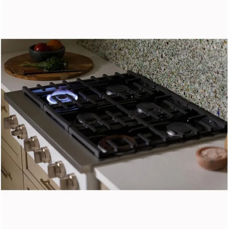 CAFE Cooktop Gas Stainless Steel 36" Stainless Steel - CGU366P2TS1