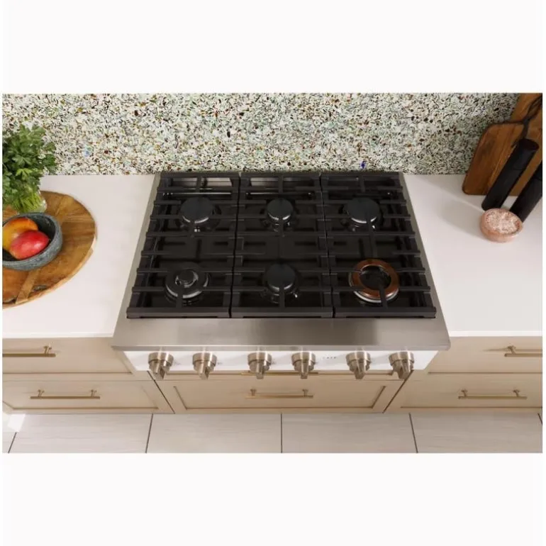 CAFE Cooktop Gas Stainless Steel 36" Stainless Steel - CGU366P2TS1