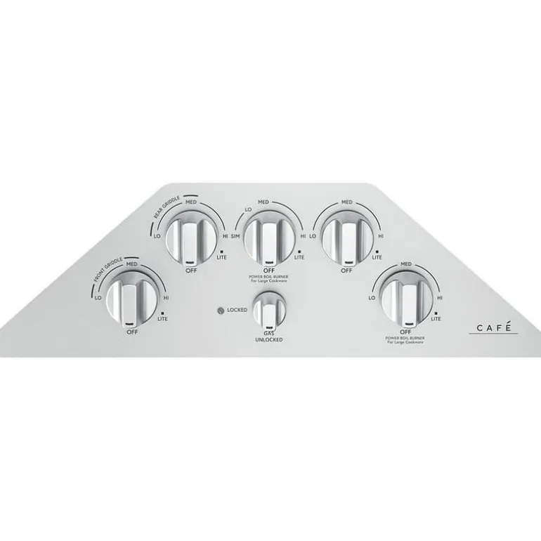 CAFE Cooktop Gas Stainless Steel 36" Stainless Steel - CGP95362MS1