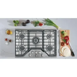 CAFE Cooktop Gas Stainless Steel 30"    Stainless Steel - CGP95302MS1