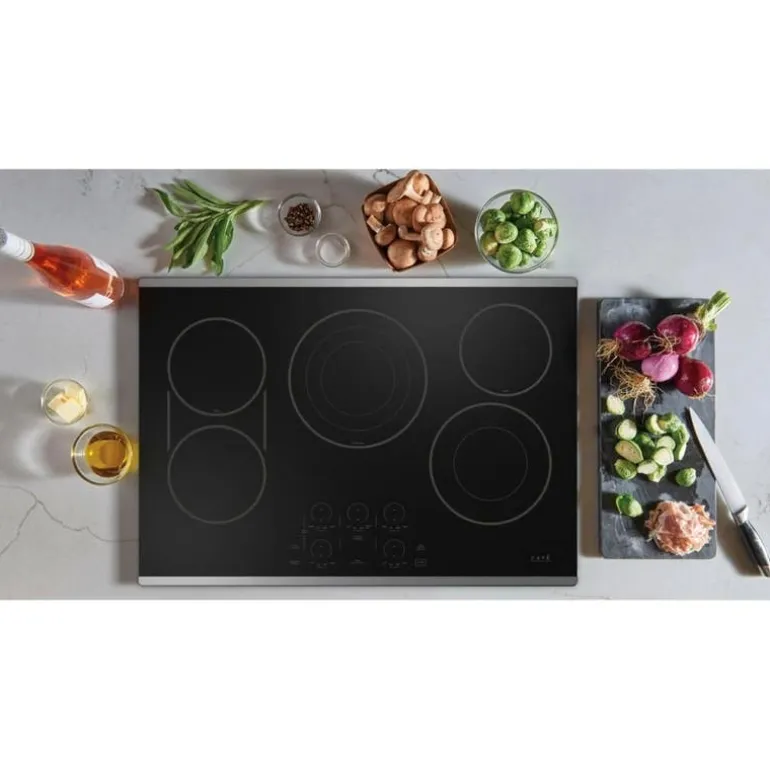 CAFE Cooktop Glass-Ceramic Black 30" Black - CEP90302TSS