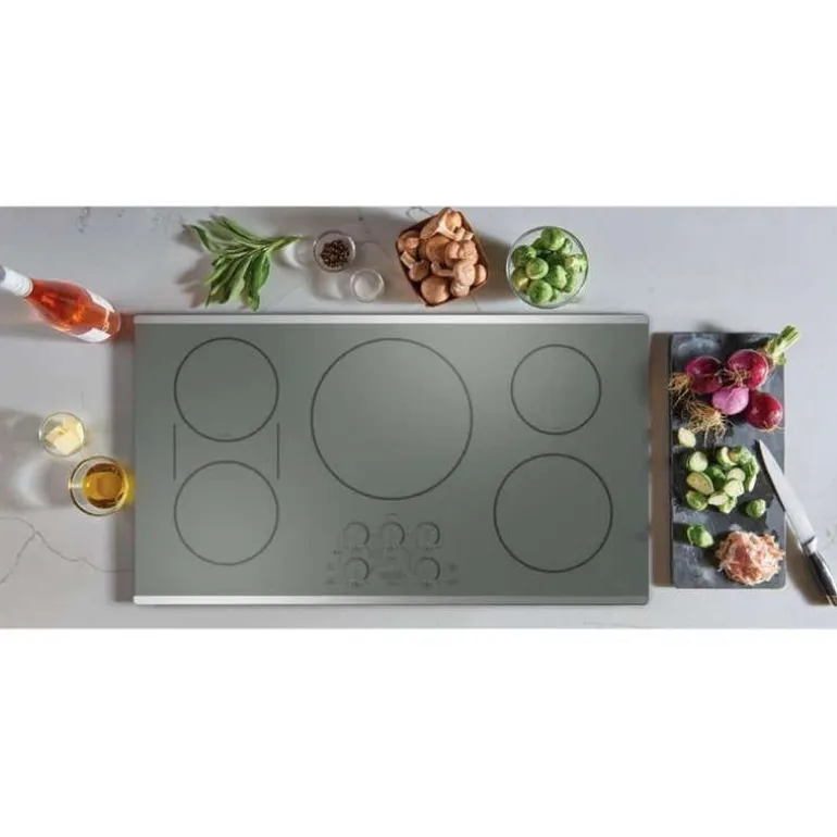 CAFE Cooktop Induction Stainless Steel 36" Stainless Steel - CHP90362TSS