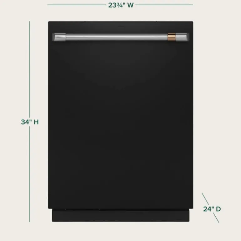 CAFE Dishwasher Built-In Black 24" 39dB - CDT888P3VD1
