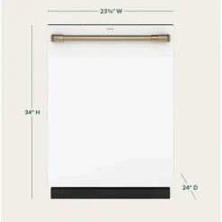 CAFE Dishwasher Built-In White 24" 39dB - CDT888P4VW2