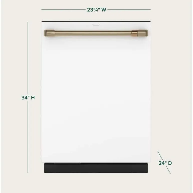 CAFE Dishwasher Built-In White 24" 39dB - CDT888P4VW2