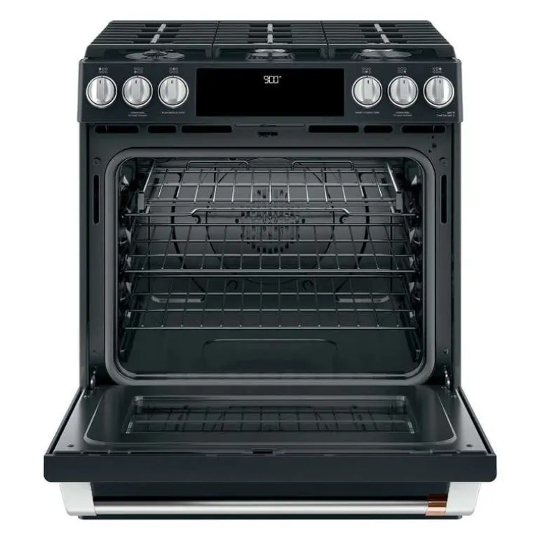 CAFE Dual-Fuel Range Black 30" Dual Energy Gas - CC2S900P3MD1