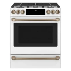 CAFE Dual-Fuel Range White 30" Dual Energy Gas - CC2S900P4MW2