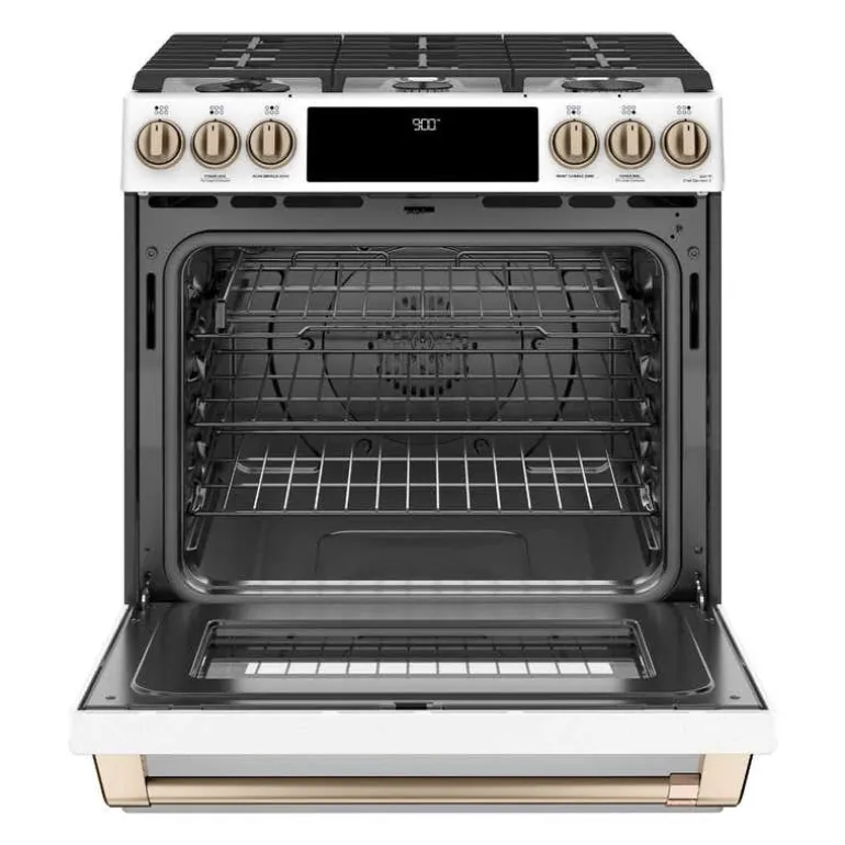 CAFE Dual-Fuel Range White 30" Dual Energy Gas - CC2S900P4MW2