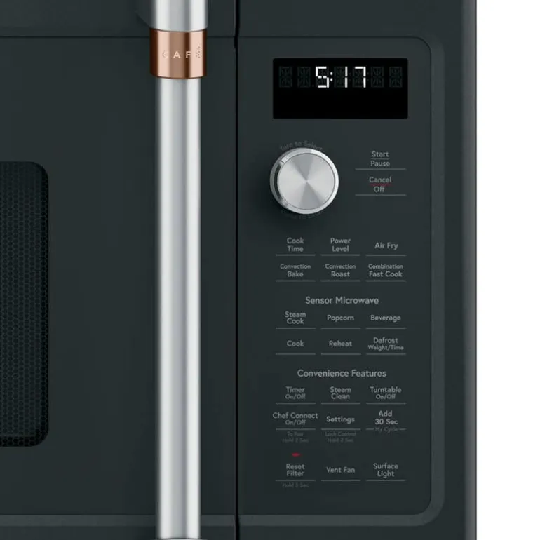 CAFE Microwave/Hood, Black, 300 - CVM517P3RD1