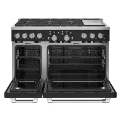 CAFE Range black 48" Dual Energy Gas - C2Y486P3TD1