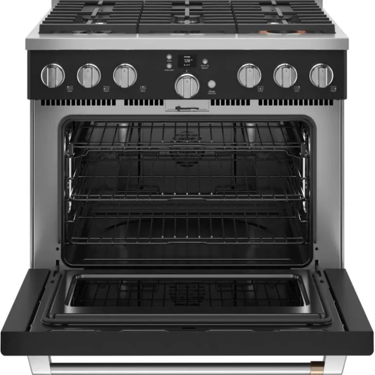 CAFE Range Black 36" Electric Gas - C2Y366P3TD1