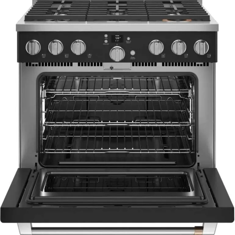 CAFE Range Black 36" Electric Gas - CGY366P3TD1