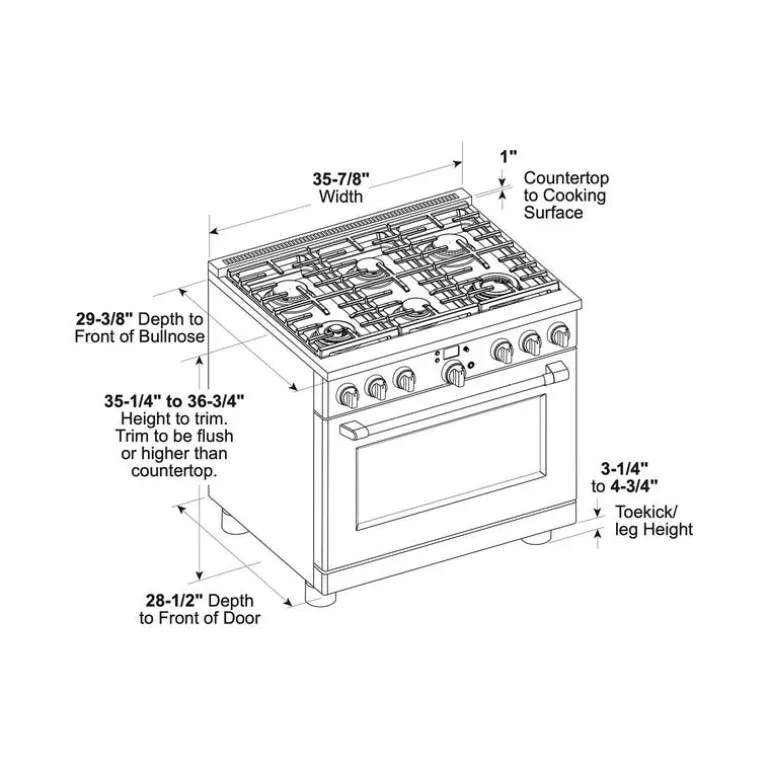 CAFE Range Black 36" Electric Gas - CGY366P3TD1